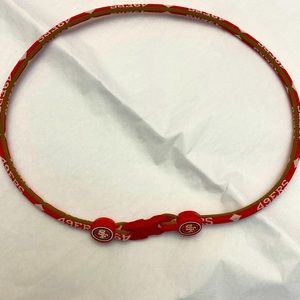 49ers sports necklace